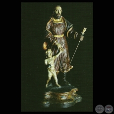 SAN JOSÉ Y EL NIÑO - TALLA FRANCISCANA (MUSEO DEL TESORO DE LA CATEDRAL DE ASUNCIÓN)