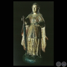 SANTA LUCÍA - TALLA POPULAR, Siglo XIX (Colección MANUEL A. DUARTE PALLARÉS)
