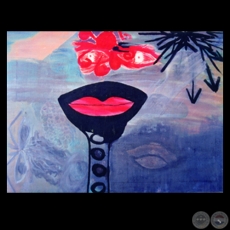 DESESPERADA, 1997 - Óleo de SARA LEOZ