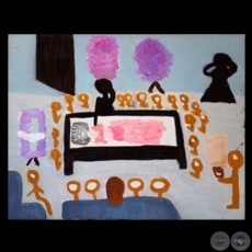EL ENTIERRO DE LELA, 2005 - Obra de SARA LEOZ
