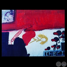 MI MUNDO, 1998 - Técnica mixta de SARA LEOZ