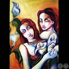 NINFAS DE LA LUNA (Serie) - Obra de Anna Scavone - Año 2003