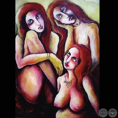 NINFAS DE LA LUNA (Serie) - Obra de Anna Scavone - Año 2003