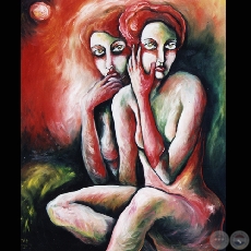 NINFAS DE LA LUNA (Serie) - Obra de Anna Scavone - Año 2003