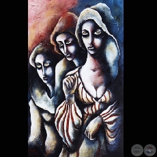 NINFAS DE LA LUNA (Serie) - Obra de Anna Scavone - Año 2003