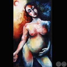 NINFAS DE LA LUNA (Serie) - Obra de Anna Scavone - Año 2003