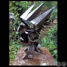 CACIQUE - Serie ROSTROS DE MI TIERRA, 2009 - Escultura de SERGIO BUZÓ