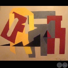 COMPOSICIÓN - Acrílico sobre lienzo de OSVALDINA SERVIÁN