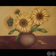 GIRASOLES - Obra de OSVALDINA SERVIÁN