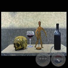COMPOSICIÓN CON CALAVERA, 2008 - Pintura de SILA ESTIGARRIBIA