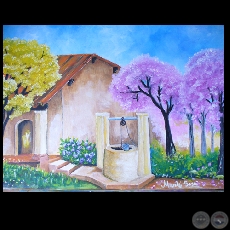 LAPACHOS EN CERRO LEÓN - Obra de Marilú Sosa - Año: 2009