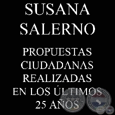 PROPUESTAS CIUDADANAS REALIZADAS EN LOS ÚLTIMOS 25 AÑOS (SUSANA SALERNO)