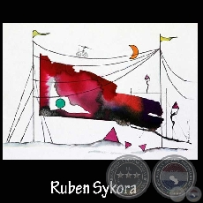 JUEGOS DE EQUILIBRIO - Acuarela de Rubén Sykora