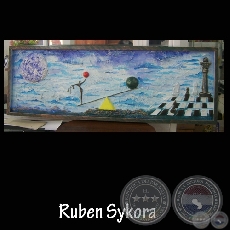 JUEGO DE EQUILIBRIO (MURAL) - Obra de Rubén Sykora - Año 2007
