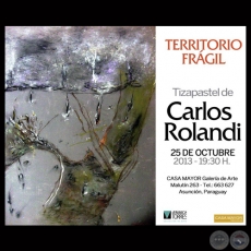 TERRITORIO FRÁGIL, 2013 - Tiza pastel de CARLOS ROLANDI