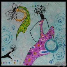LA DANSE DU CIEL - Colección HUELLAS DE LA VIDA - Obra de VANESSA TIO-GROSET