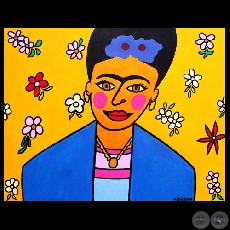 HOMENAJE A FRIDA KAHLO - leos de VIRGINIA ROJAS HOLDEN