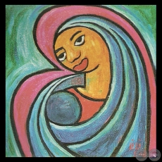 MUJER - Óleo  de LILI DEL MONICO