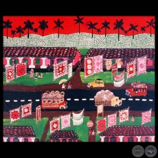 CIUDAD DE ITAUGUA, 1981 - Acrílicos de YSANNE GAYET