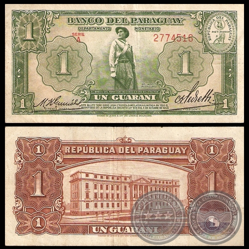 UN GUARANÍ - 1943 - FIRMA: HARMONIO GONZÁLEZ – CARLOS PEDRETTI