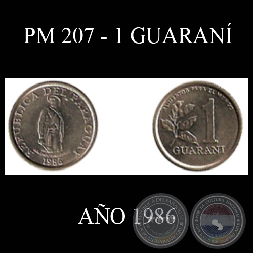 PM 207 - 1 GUARANÍ – AÑO 1986