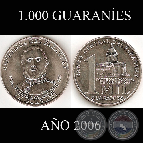 1.000 GUARANÍES – AÑO 2006