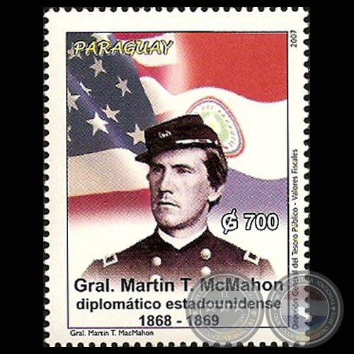 GENERAL MARTN T. McMAHON, DIPLOMTICO ESTADOUNIDENSE (1868  1869)