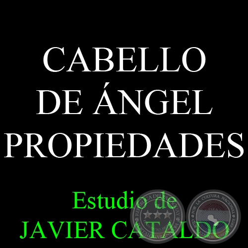 CABELLO DE ÁNGEL - PROPIEDADES - Estudio de JAVIER CATALDO