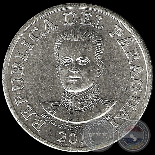 50 GUARANES  AO 2011 - PM 258 - MONEDA DEL PARAGUAY