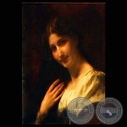 TETE DE FEMME  (Óleo de ADOPHE PIOT)