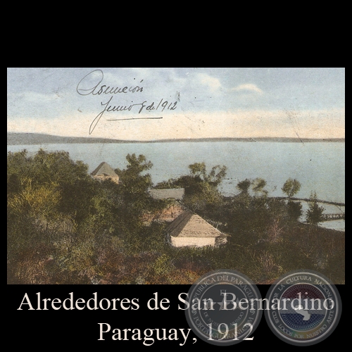 ALREDEDORES DE SAN BERNARDINO - Librería y Papelería Nacional - TARJETA POSTAL DEL PARAGUAY 