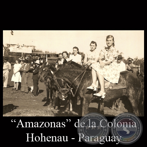AMAZONAS DE COLONIA HOHENAU - DEPARTAMENTO DE ITAPUA - PARAGUAY