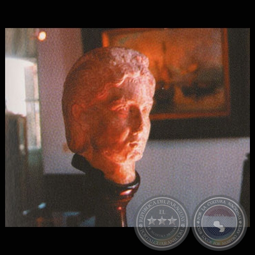CABEZA ROMANA - ANÓNIMO - ESCULTURA DE MÁRMOL