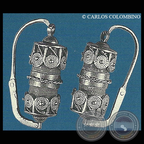 AROS DE ORO Y CORAL. SIGLO XIX - COLECCIÓN FUNDACIÓN CARLOS COLOMBINO LAILLA