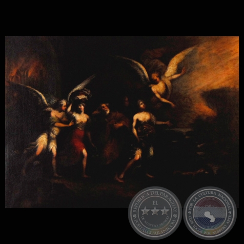 EL INCENDIO DE SODOMA (Atribuído a LUIS CARRACCI)