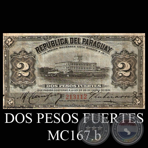 DOS PESOS FUERTES - FIRMA: ARTURO R. CAMPOS  GERNIMO ZUBIZARRETA