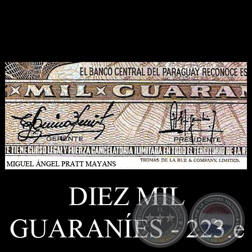 DIEZ MIL GUARANÍES - MC223.e - 