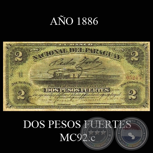 DOS PESOS FUERTES - MC92.c - FIRMAS: PEDRO JORBA – MANUEL BARRIOS – CRISTIAN HEISECKE