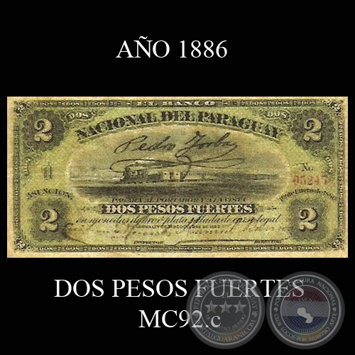 DOS PESOS FUERTES - MC92.c - FIRMAS: PEDRO JORBA  MANUEL BARRIOS  CRISTIAN HEISECKE