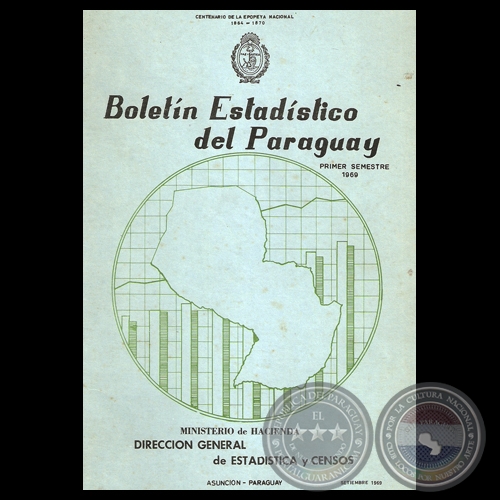 BOLETÍN ESTADÍSTICO DEL PARAGUAY - PRIMER SEMESTRE 1969