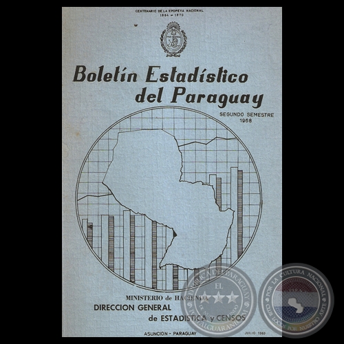 BOLETÍN ESTADÍSTICO DEL PARAGUAY - SEGUNDO SEMESTRE 1968