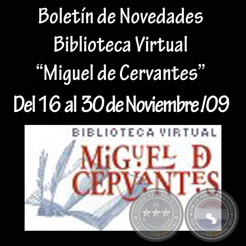 Del 16 al 30 de Noviembre del 2009