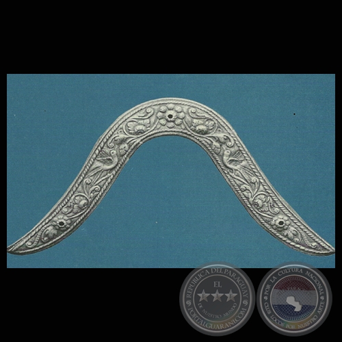 CABEZAL DE SILLA DE MONTAR DE PLATA - COLECCIÓN CARLOS PUSSINERI SCALA