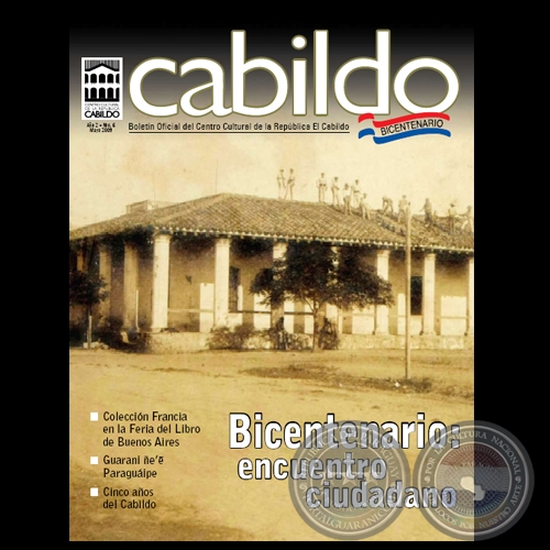 REVISTA CABILDO - Año 2 - Nº 6 - MAYO 2009 - CENTRO CULTURAL DE LA REPÚBLICA EL CABILDO