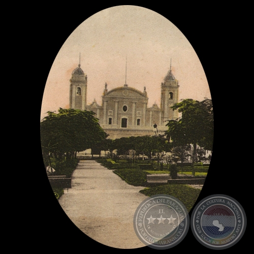 CATEDRAL METROPOLITANA - ASUNCIÓN - Editor: J.K. - TARJETA POSTAL DEL PARAGUAY 