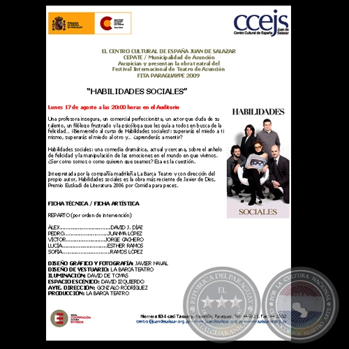 "Habilidades Sociales" - FITA PARAGUAYPE 2009