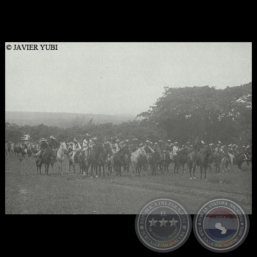 PRESENCIA DE LAS TROPAS GUBERNISTAS EN LA CIUDAD DE SAN BERNARDINO - SERIE DE FOTOGRAFÍAS DE JOSÉ FRESEN - REVOLUCIÓN DE 1904 