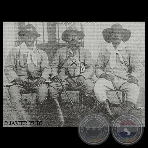 LORENZO ESCOBEIRO, PLÁCIDO JARA y MARCIANO RODRÍGUEZ - REVOLUCIÓN DE 1922