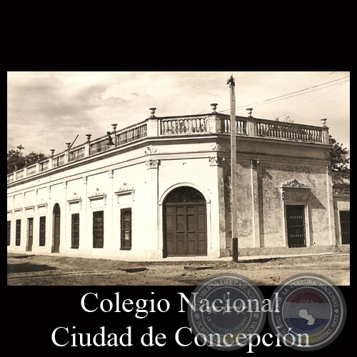 COLEGIO NACIONAL - CIUDAD DE ENCARNACIN - TARJETA POSTAL DEL PARAGUAY 