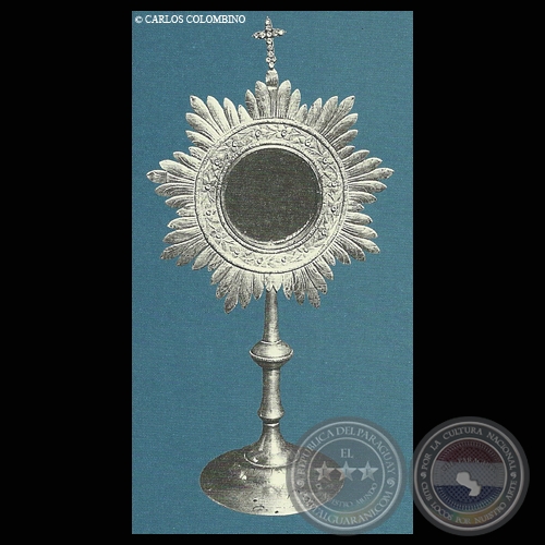 CUSTODIA DE PLATA. SIGLO XVIII - COLECCIÓN FUNDACIÓN CARLOS COLOMBINO LAILLA